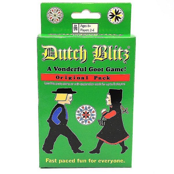 Dutch Blitz Dutch Blitz Basic Plus Expanded Family Partyspelkort Partyspelkortspel Green Basic Version