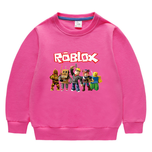 Barnkläder – Roblox tröja med rund hals – rosa 100cm