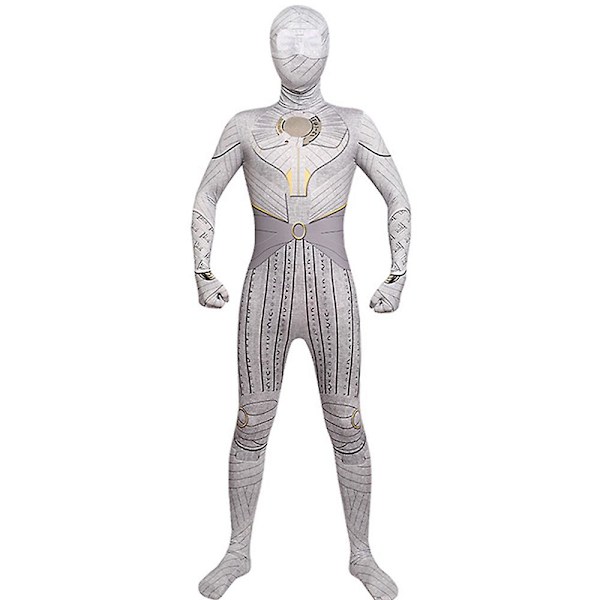 Herr Moon Knight Superhjälte Cosplay Party Kostym Jumpsuit+kappa+bälte+huvudbonader Outfits Set Presenter 180