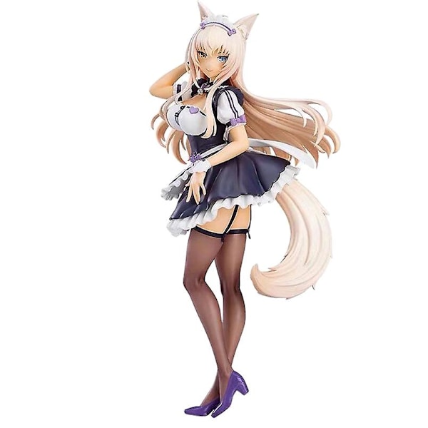 20 cm Nekopara Anime Figur Choklad Vanilj Azuki Kokos Lönn Kanel Pop Up Parade Pvc Action Figur Sexig tjej Figurine Leksaker C 21cm not box