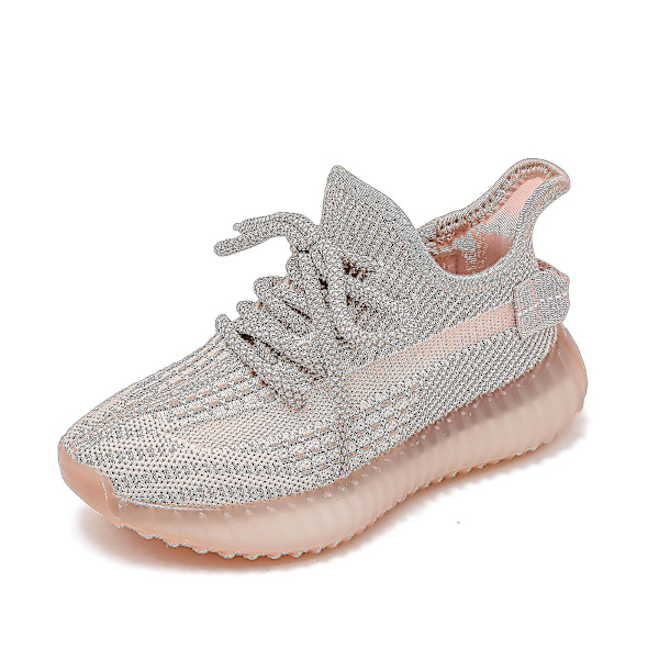 Kids Sneakers Andas löparskor Mode Sportskor Yj1006 Pink 33
