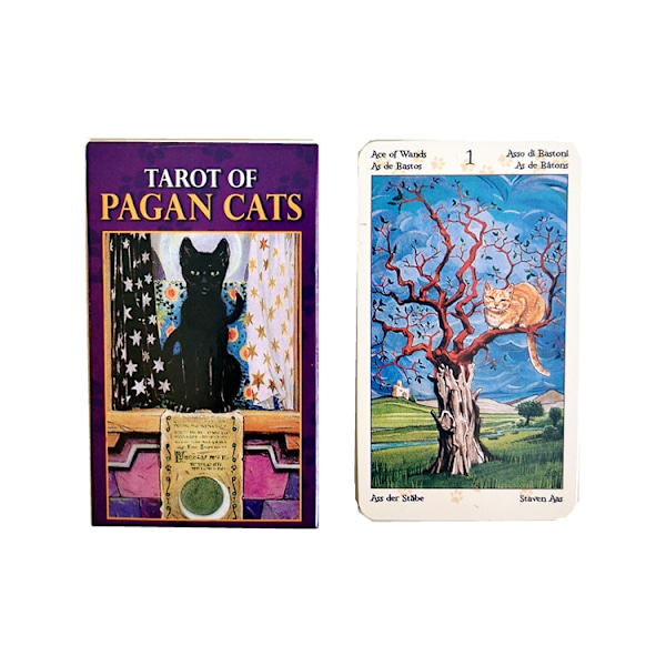 Oracle Tarot Card OF PAGAN CATS  Spådomskort