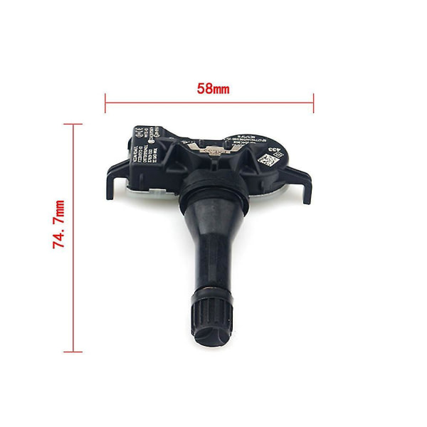 4st Tpms däcktrycksmätare passar för Nissan Renault Infiniti 407004cb0b 407004cb0a null none