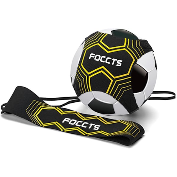 Foccts Soccer Kick Trainer Solo träningshjälp med neopren midjebälte för barn Vuxna