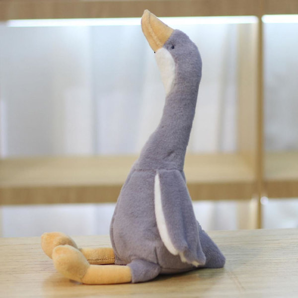 Tecknad Swan Gosedjur mjuka plyschleksaker för barn Pojkar Flickor Presenter White