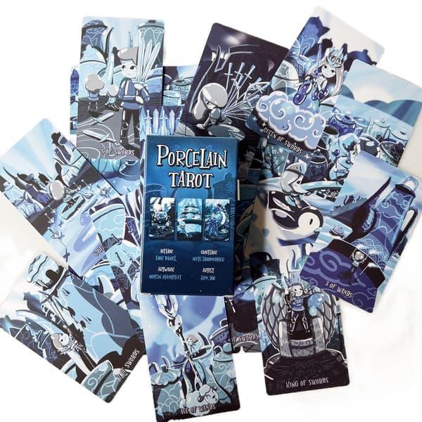 PORCELIN TAROT Divination Cards