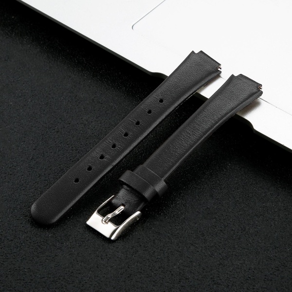 Hopeup 12 mm watch Andas utbytbart mjukt armbandsur i konstläder Watch Brown L