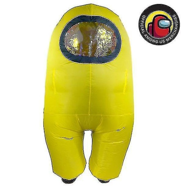 Uppblåsbar rymddräkt för barn Uppblåsbar kostym Vuxen Halloween varulvsdräkt yellow 155-195CM
