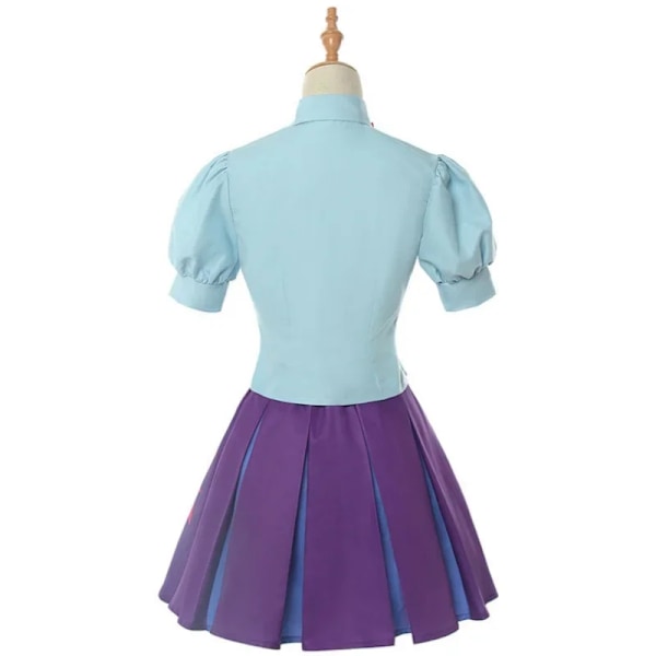 Twilight Sparkle Kostym Människa Klänning Cosplay Kostym Sailor Skjorta Kort Klänning Halloween Karneval Fest Uniform Set XL A1