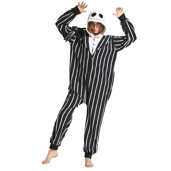 Kigurumi Vuxen Anime Cosplay Kostym Svart Umbreon Onesie Unisex Cartoon Tvättibjörn Pyjamas Fest För Kvinnlig Manlig XL Clear