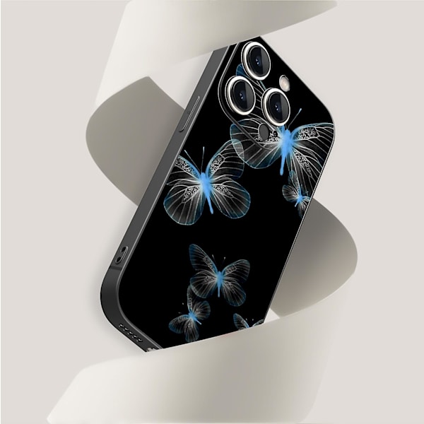 Creative Cartoontpurubber Stötsäker mobiltelefon Caseiphone 15 Caseseries Stylescblackypdt0443