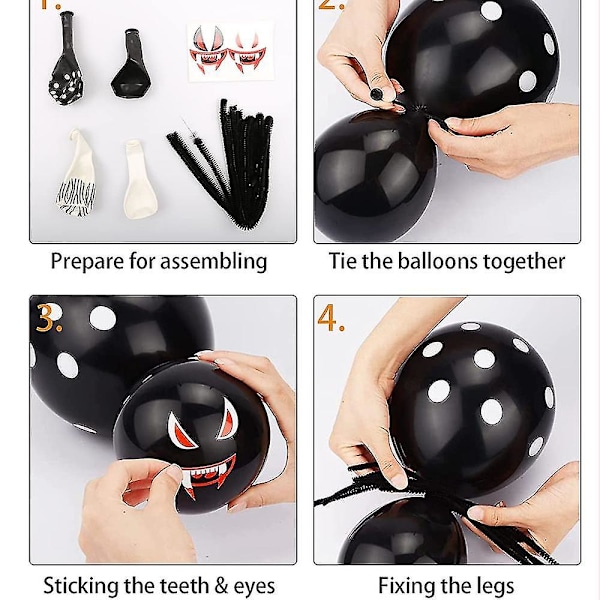 Halloween Balloons Kit, Halloween-temafest för barn 8