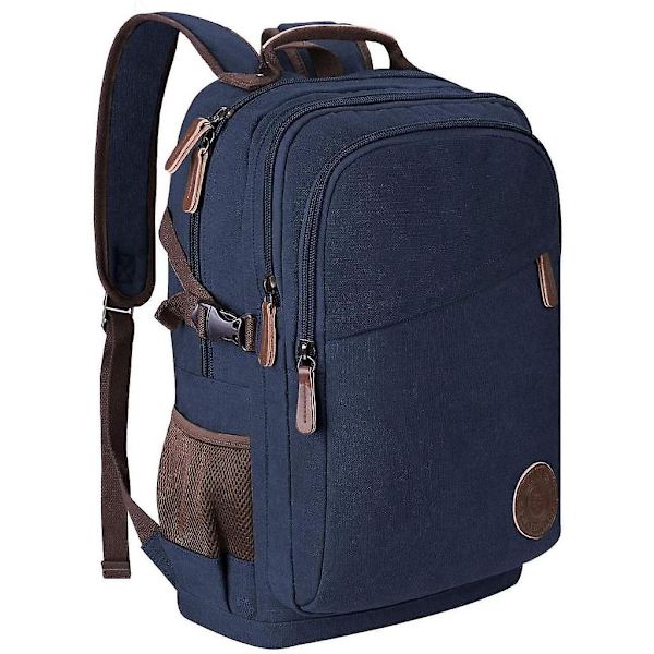 Laptopryggsäck med USB-laddningsport för män/kvinnor