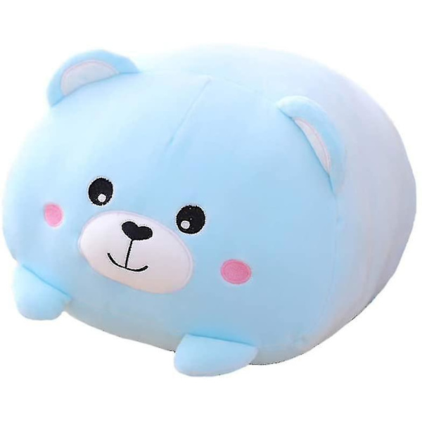 20 cm Söt björn plysch gosedjur Cylindrisk kroppskudde, supermjuk tecknad kram leksakspresenter till sängkläder, barn som sover Kawaii kudde Wy
