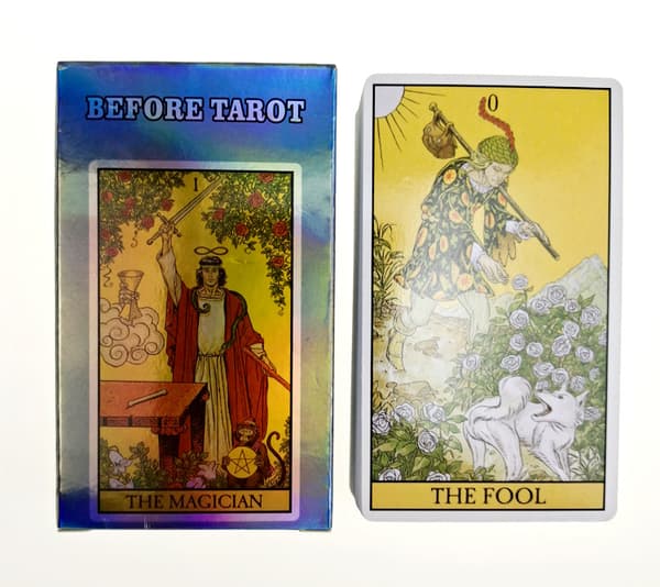Tarotkort för utredning av före- och eftervärlden