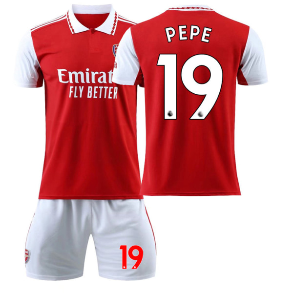 22 Arsenal tröja hemmaplan NO. 19 pepe tröja 22(130136cm)