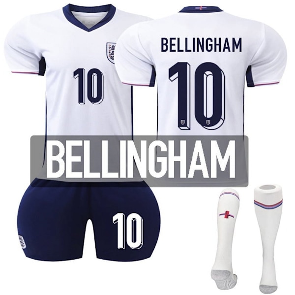 2024 EM-fotbollströja England Hemmatröja Nr 9 Kane Nr 20, Nr 22 Belinsham 7356 #s