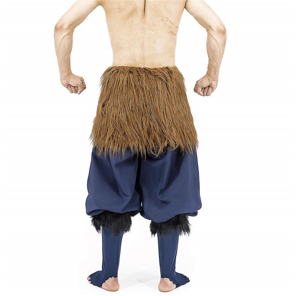 Demon Slayer Anime Cosplay Festdräkt Hashibira Inosuke Män Fancy Dress Byxor Byxor M