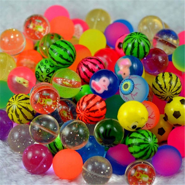 20st liten gummistudsboll Barn vattenlek badleksaker
