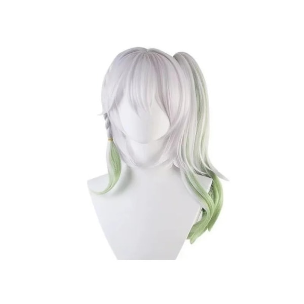 Nahida Cosplay Kostym Genshin Impact Nahida Mindre Lord Kusanali Cosplay Peruk Söt Stil Klänning Halloween för Kvinnor Barn Flickor XL Wig