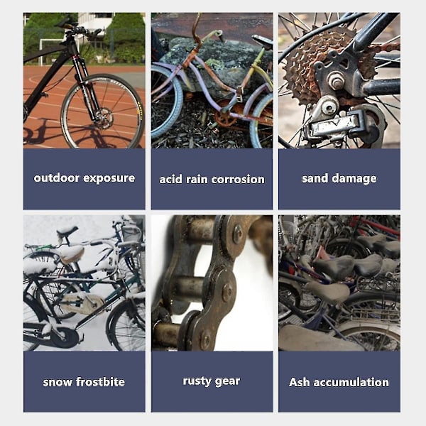 Vattentätt cover för 1 eller 2 cyklar, stora cykelöverdrag för utomhusförvaring - 210 X 110 X 80 Cm null none