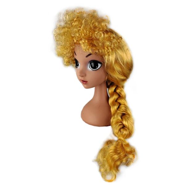 Blomster Encanto Kostym Isabella Charm Klänning Flicka Prinsessklänning Fantasy Fest Barnkläder only wig 3 4T(Size 110)