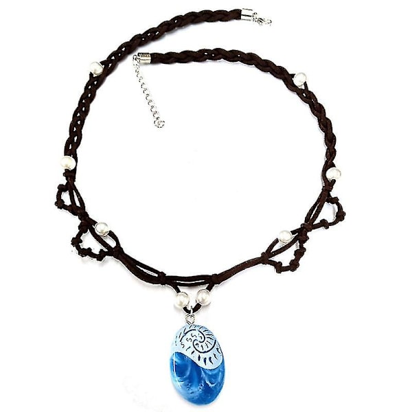 Moana Dress Cosplay Costume Oceania Girls Hula Kjol Kostym Peruk Klänning Halsband Banmo only necklace no dress 150