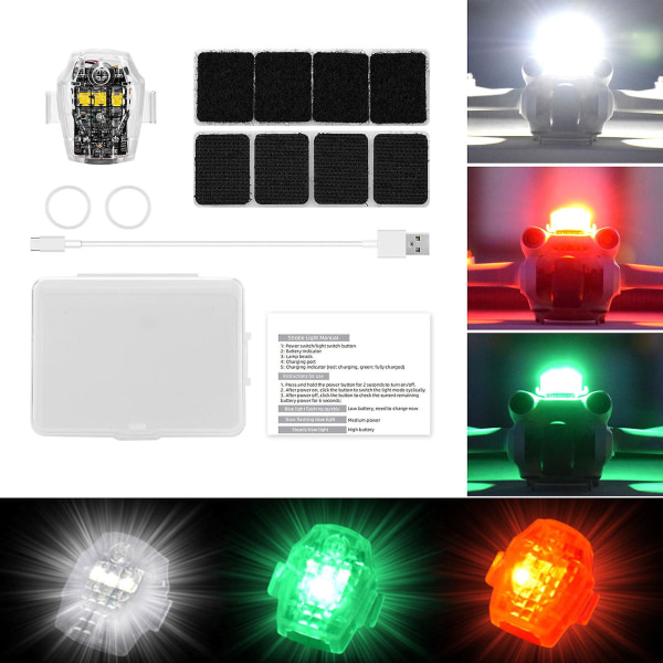 Mini Signal Light Drone Strobe Ljussignal Indikator för Mini 3 Pro/mini 2 null none