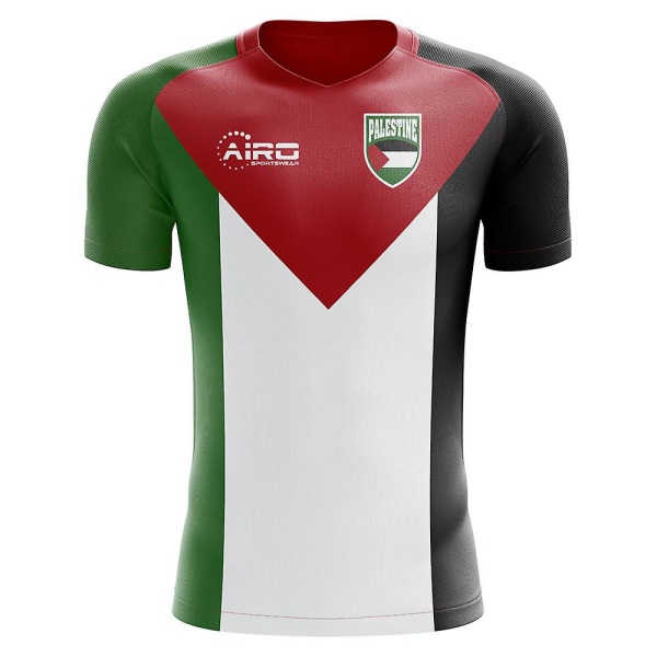 2023-2024 Palestine Home Concept fotbollströja White Adult 5XL - 58-60 inch (160-172cm)