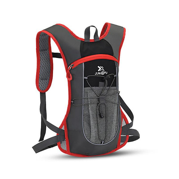 Cykelryggsäck utomhus black red