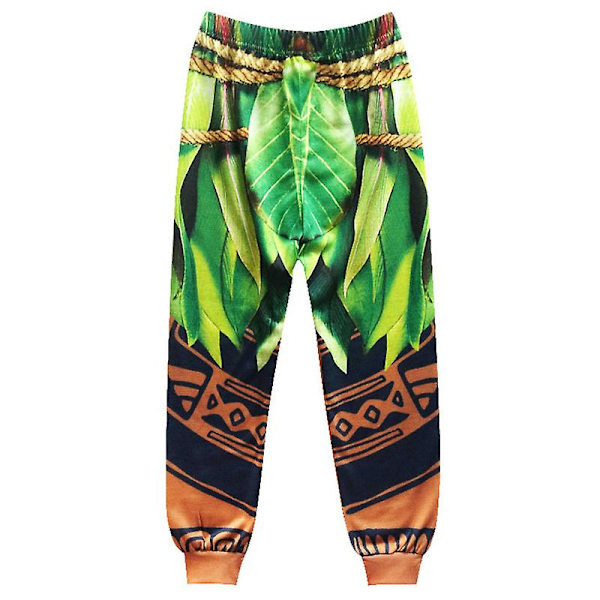 Moana Maui Kostym Pyjamas Set Barn Pojkar Nattklänning Sovkläder Outfit 3-4 Years