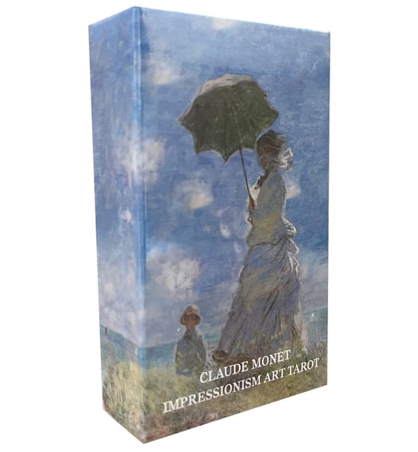 claude monet impressionism konst tarot divination Cards