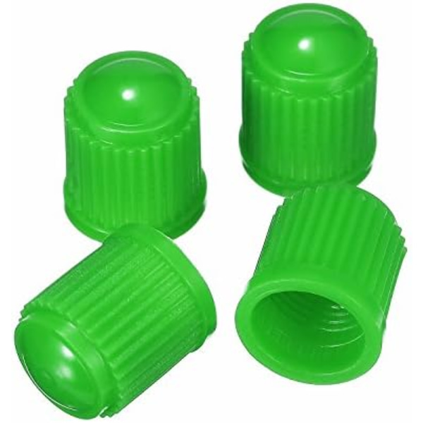 20-pack däckventil dammskydd för bil, motorcykel, lastbil, cykel, cykel (svart) Green