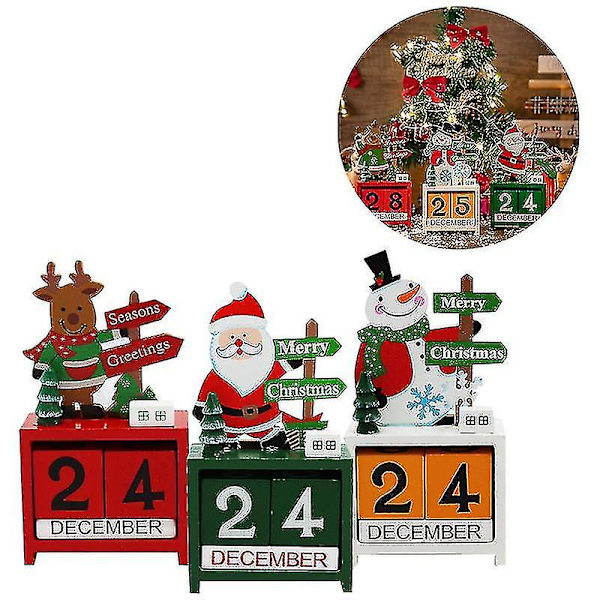 Julkalender datum nedräkning dekorationer