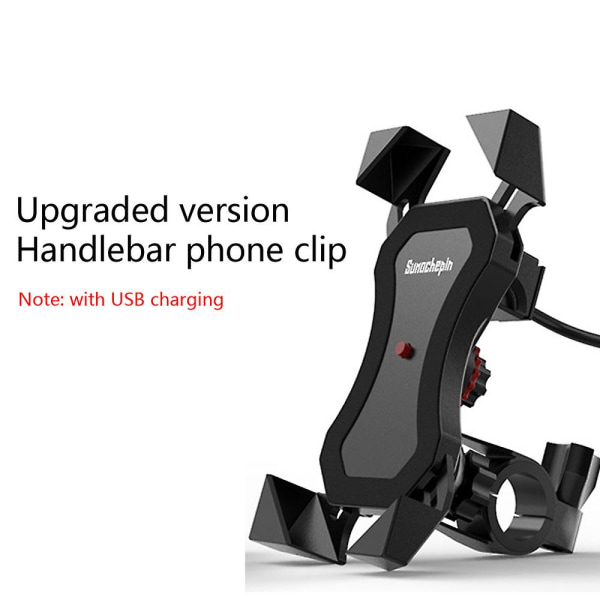 För Honda Cb 500x Cb500x 2016 - 2023 2022 2021 2020 Motorcykel Gps/smarttelefon Navigation Gps Plattfäste Adapterhållare Svart USB phone clip none