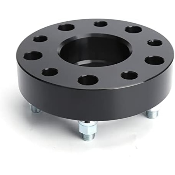 KSP 6X5.5 hjuldistanser för ram 1500 2019-2022,1.5&#34;(38mm) Real Forged Hub Centric Tire Spacer med 77.8mm navhål M14x1.5 dubbar/bultar f black 5 lug-9\/16