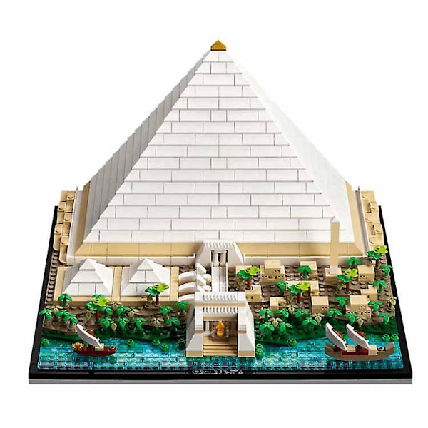 Great Pyramid of Giza 21058 set - Autentisk arkitekturmodell i europeisk stil för stadsentusiaster - Begränsat lager Block none