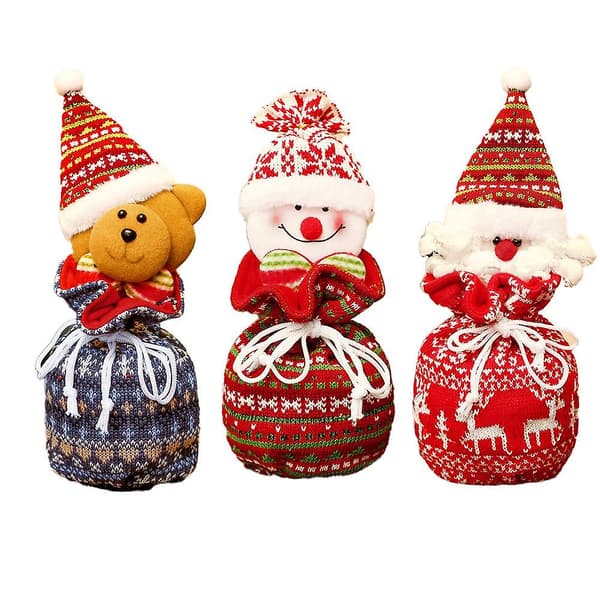 Julklappspåse med dragsko, julklappspåse