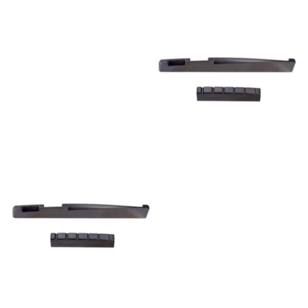 1/2 gitarrbrosadelmutter för vänsterhänt akustisk gitarr 2PCS