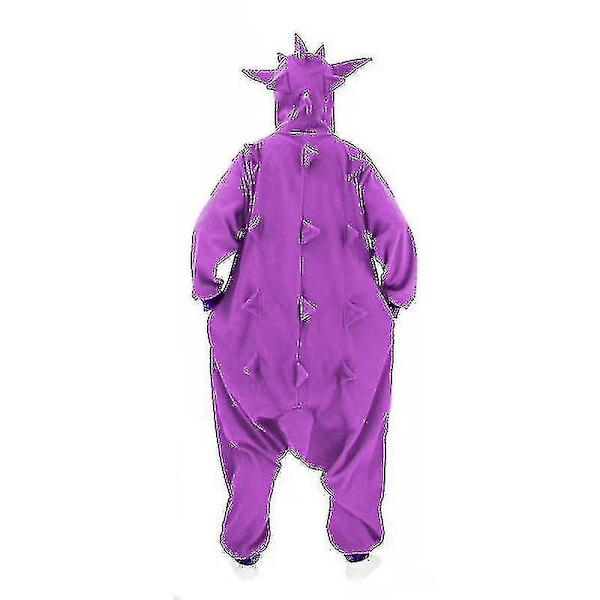 Gengar Kostym Helkroppspyjamas Halloween Jul i ett stycke Kigurumi för män kvinnor M