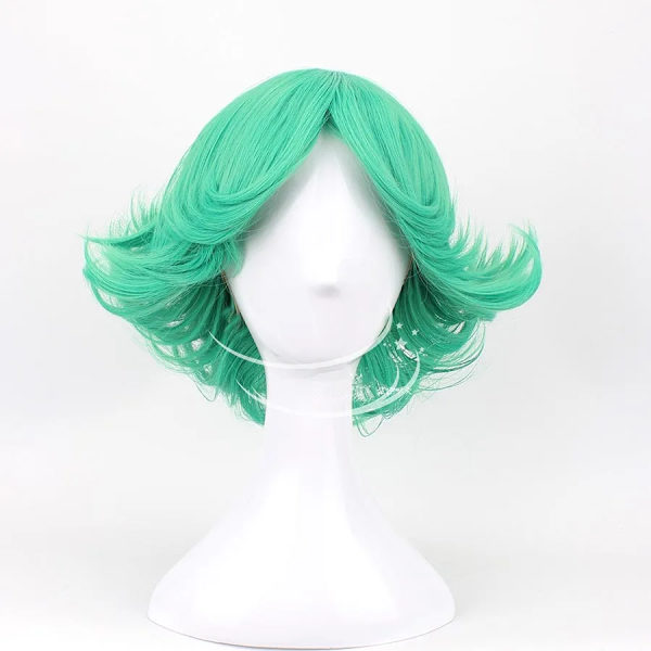 Anime One Punch Man Terrible Tornado Cosplay Kostym Senritsu No Tatsumaki Peruk Sexig Svart Klänning Halloween Uniform för Barn Vuxen Wig Size Wig