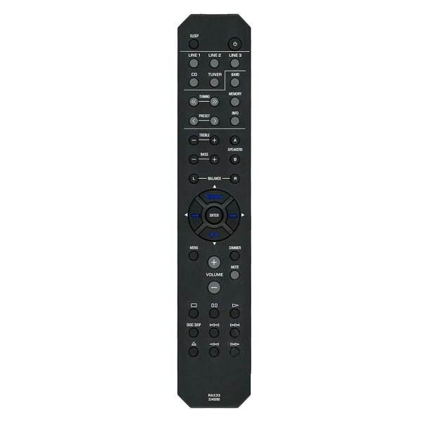 Soundbar Remote Rax33 Zu49260 Audio Högtalarfjärrkontroll för Yamahar-s202 R-s202bl null none