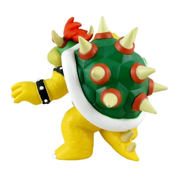 10~14cm Super Mario Bros Pvc Action Figur Leksaker Dockor Modell Set Luigi Yoshi Donkey Kong Svamp för barn Födelsedagspresenter 3pcs