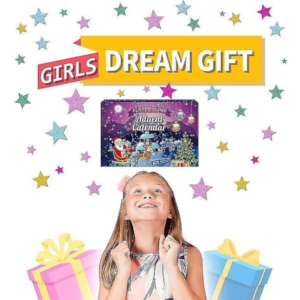 24st/ set Crystal Clay Adventskalender 2020 Nedräkning till jul för barn tonåringar