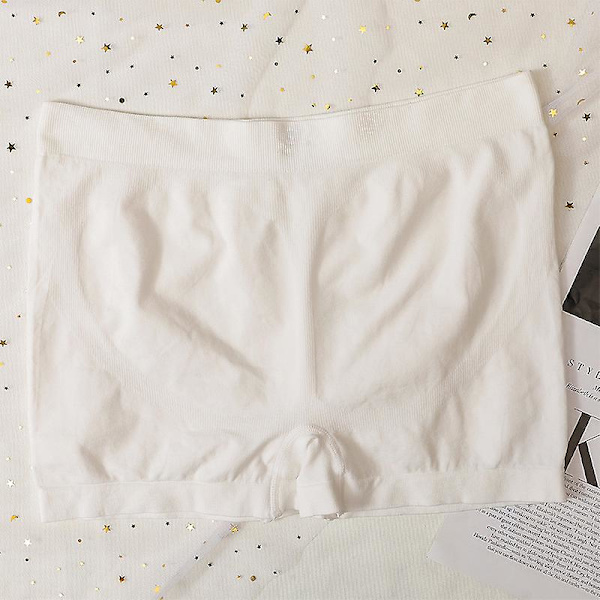 Sömlösa shorts med hög midja Kvinnor Hip Push Up Shorts Säkerhetsbyxor Fitness Boxer Trosa Magkontroll Underkläder Kalsonger Z M style1 white