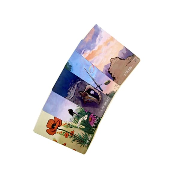 De rymliga Oracle Tarot Card Spådomskort