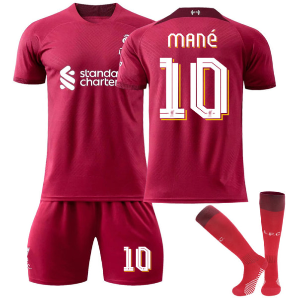 22 Liverpool Fotbollströja NO. 10 Mané ströja set #24