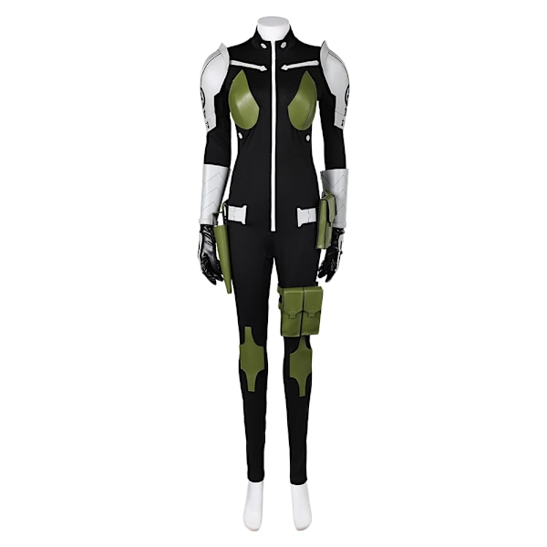 Kaiju nr 8 SOSHIRO HOSHINA Ashiro Mina Cosplay Kostym Jumpsuit Handskar Outfits Vuxna Kvinnor Män Jackor Halloween Karneval Dräkt EU Size 42 KAFKA HIBINO B