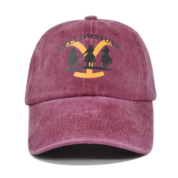 Yellowstone Dutton Ranch Baseball CP867 Burgundy