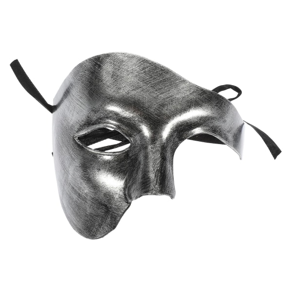 Pojkdräkter Guld maskerad maskerad maskerad kostym rekvisita Svart maskerad maskerad maskerad kvinnor Silver 17.5X14.5CM